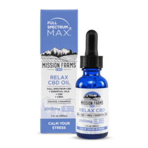Full Spectrum Max Relax CBD Oil, 2000mg – Subscribe and Save with Bonus Offers
