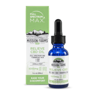 Full Spectrum Max Relieve CBD Oil, 1000mg – Subscribe and Save with Bonus Offers