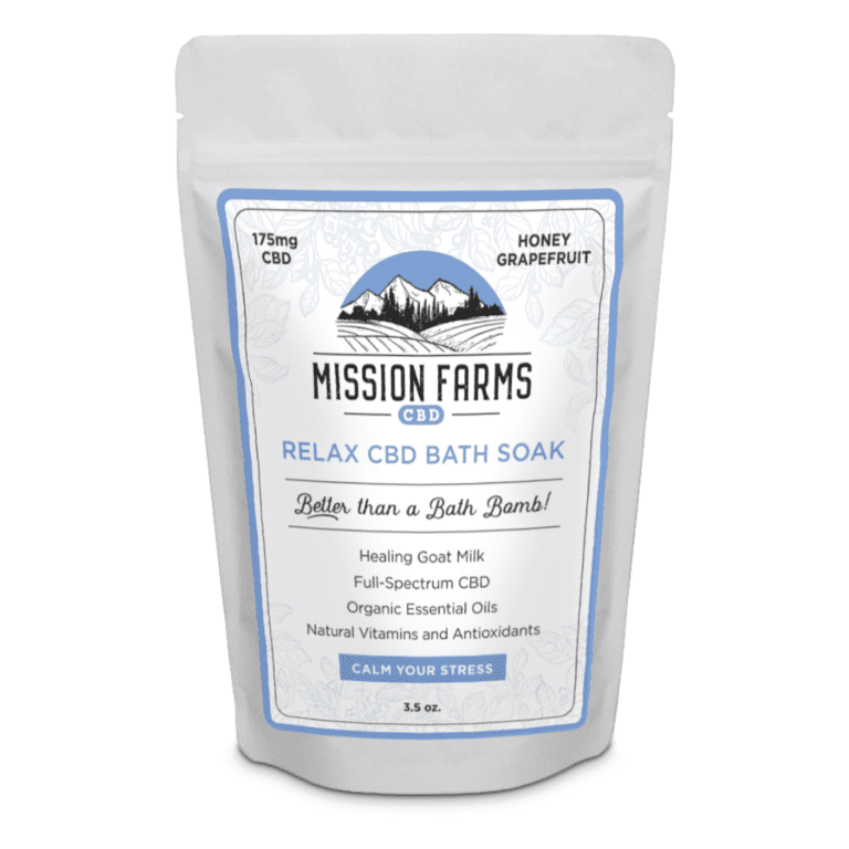 Relax CBD Bath Soak - Mission Farms CBD